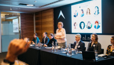 The panel included representatives from the finance, environmental services, engineering, cement, food manufacturing and retail sectors. Image: Aldersgate Group